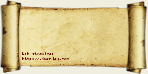 Isak Backović vizit kartica